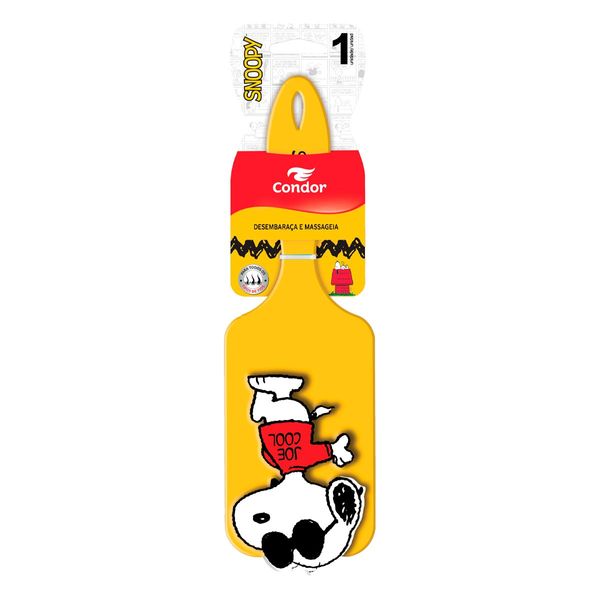 Escova para Cabelo Condor Raquete Snoopy 1 Unidade
