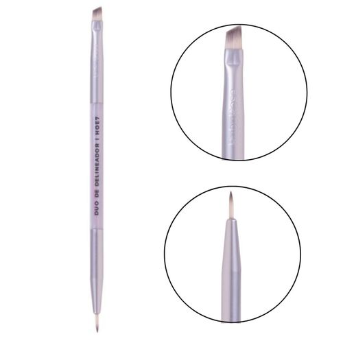 Pincel Duo de Delineador HOE7
