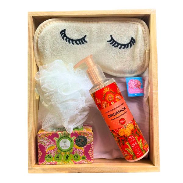 Kit Banho Orgânica SPA Framboesa e Orquídea 5 Itens
