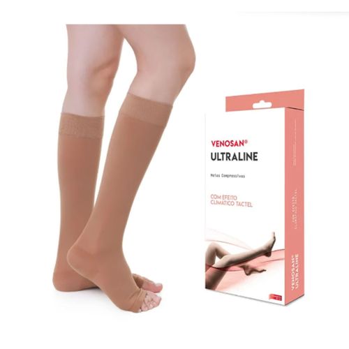 Meia de Compressão Ultraline 4000 20-30 mmHg 3/4 AD Panturrilha bege - Venosan G Meia de Compressão Ultraline 4000 20-30 mmHg 3/4 AD Panturrilha bege - Venosan G