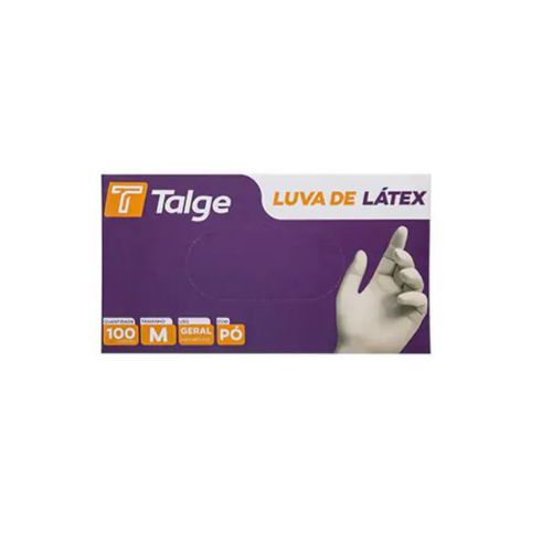 Luva para Procedimento de Látex com Pó (caixa com 100 unidades) - Talge G Luva para Procedimento de Látex com Pó (caixa com 100 unidades) - Talge G