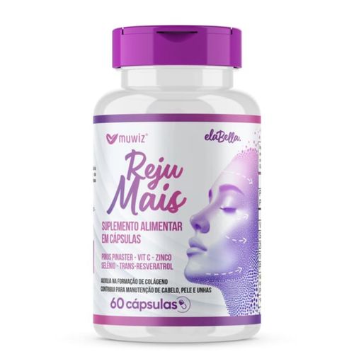 RejuMais Resveratrol e Pinus Pinaster 60 cápsulas 600mg Muwiz