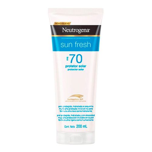 Protetor Solar Neutrogena Sun Fresh Fps 70 200Ml