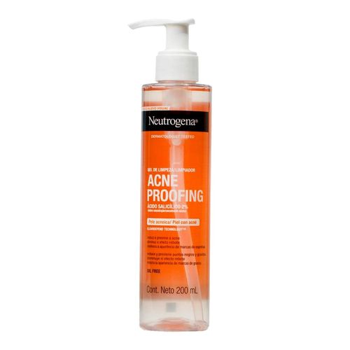 Gel De Limpeza Neutrogena Acne Proofing 200Ml