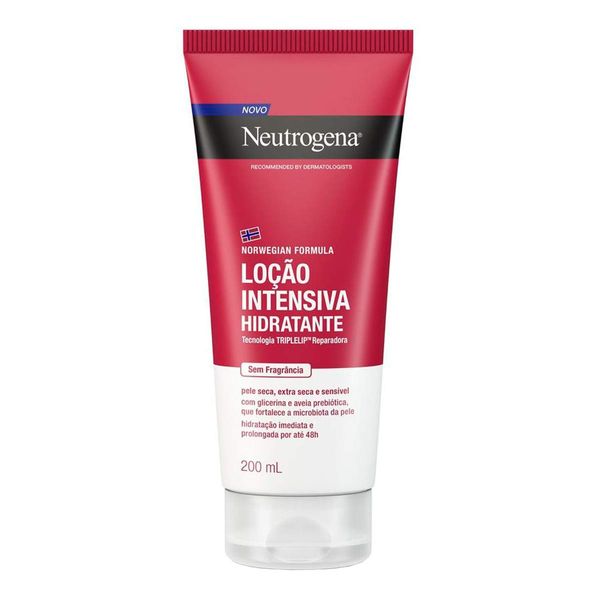 Hidratante Corporal Neutrogena Norwegian Sem Fragância 200ml Hidratante Corporal Intensivo NeutrogenaNorwegian sem fragrância 200mL