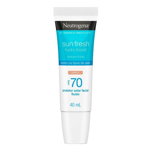 Protetor Solar Facial Neutrogena Sun Fresh Hydro Boost Fps70 Cor 2.0 40Ml