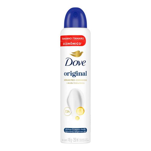 Desodorante Antitranspirante Aerossol Dove Original 250 Ml