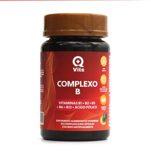 Complexo B QMaisVits 60 Cápsulas Softgel