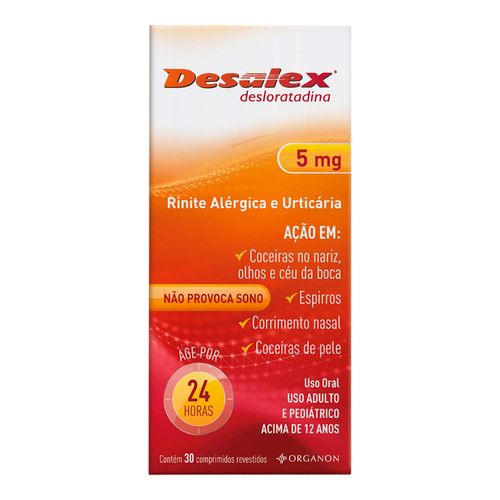 Antialérgico Desalex 5Mg 30 Comprimidos