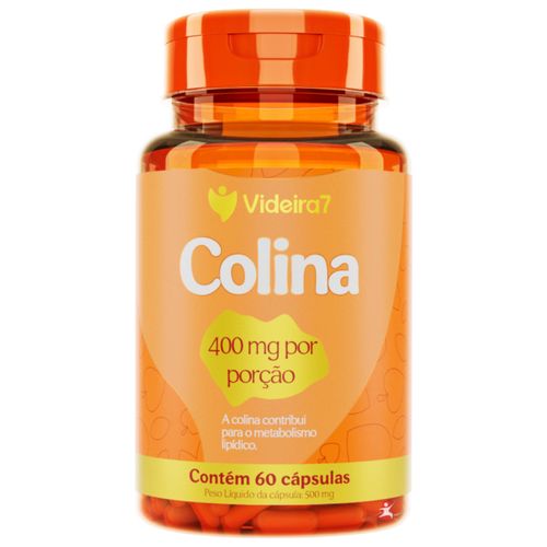 COLINA 400MG POR PORÇÃO 60 CAPSULAS - VIDEIRA 7