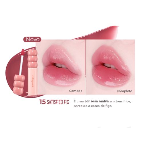 Colorgram Fruity Glass Tint 3g (NOVAS CORES!!) #15 Satisfied Fig Colorgram Fruity Glass Tint 3g (NOVAS CORES!!) #15 Satisfied Fig