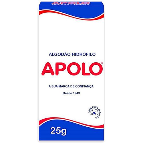 Algodão Hidrófilo Apolo 25g