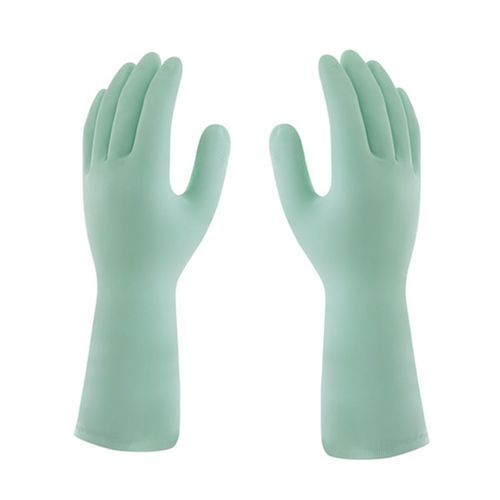 Luva de Látex Forrada Multiúso Mucambo PRO 250 - Verde - Tamanho 6P
