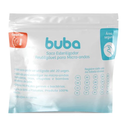 Saco Esterilizador Reutilizavel para Micro-ondas - Buba Saco Esterilizador Reutilizavel para Micro-ondas - Buba