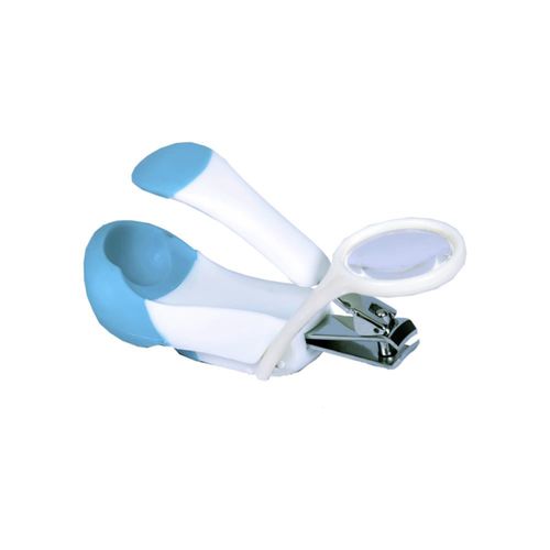Cortador de Unhas com Lupa Azul - Clingo