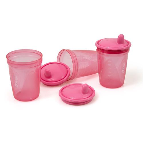 Kit 3 Copos de Transição Rosa - Clingo