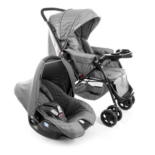 Travel System Reverse Cinza Rajado - Cosco