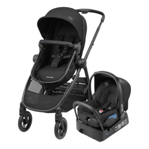 Carrinho de Bebê com Bebê Conforto Travel System Anna³ Trio Maxi-Cosi Essential Black