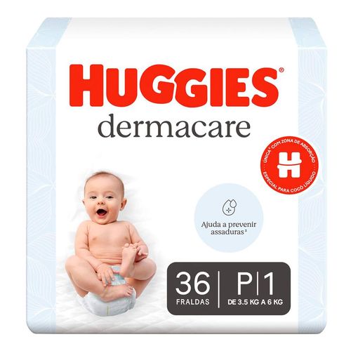 Fralda Huggies Premium Dermacare P 36 Unidades