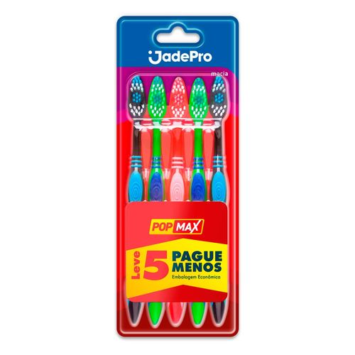 892700---escova-dental-jadepro-pop-max-macia-5-unidades 892700---escova-dental-jadepro-pop-max-macia-5-unidades