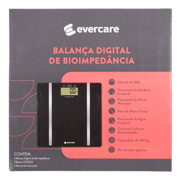 Balança Ever Care Digital Bioimpedância