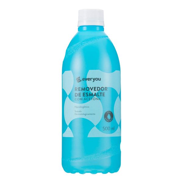 Removedor de Esmalte Ever You Com Acetona 500ml