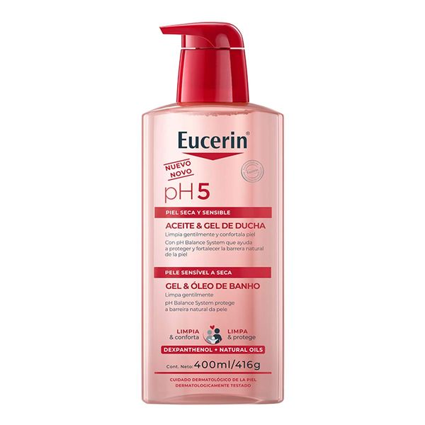 Gel e Óleo de Banho Eucerin pH5 400ml