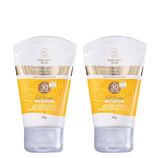 Kit Australian Gold – 2 Unidades Protetor Solar Facial Matte Fps 30 50g Kit