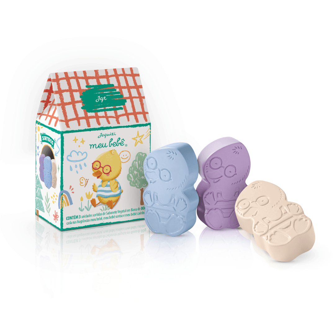 Estojo Sabonetes Sortidos Meu Bebê Especial Dia Das Crianças, 3x80g