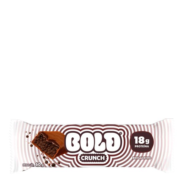 Barra de Proteína Brigadeiro Bold Crunch Pacote 60g