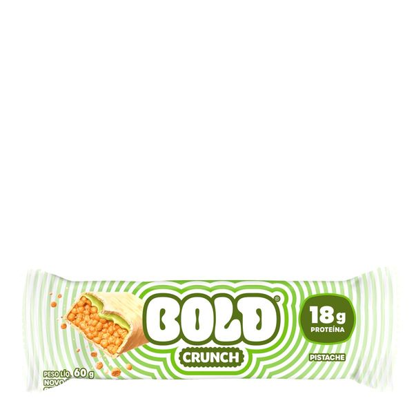 Barra de Proteína Pistache Bold Crunch Pacote 60g