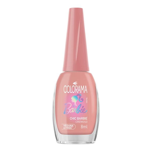 Esmalte Cremoso Chic Barbie Colorama Frasco 8ml