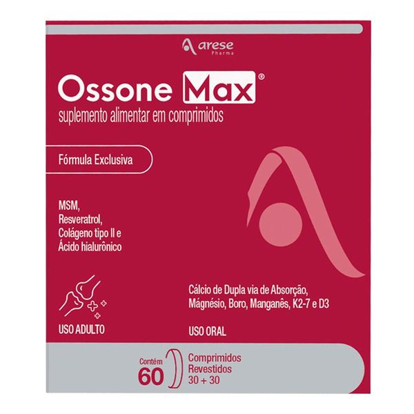 Suplemento Alimentar Ossone Max 60 Comprimidos