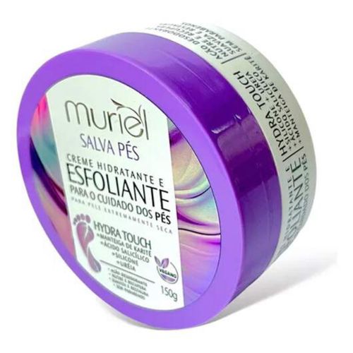 Creme para os Pés Hydra Touch Esfoliante e Hidratante Muriel 150g