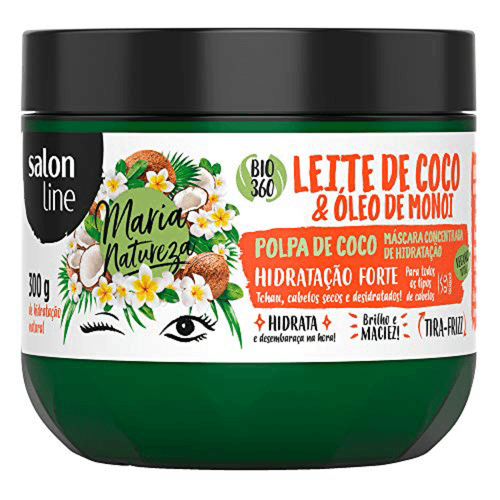 Salon Line Maria Natureza Máscara Leite De Coco Hidrata