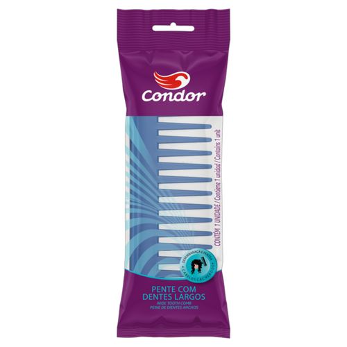 Pente para Cabelo com Dentes Largos Condor