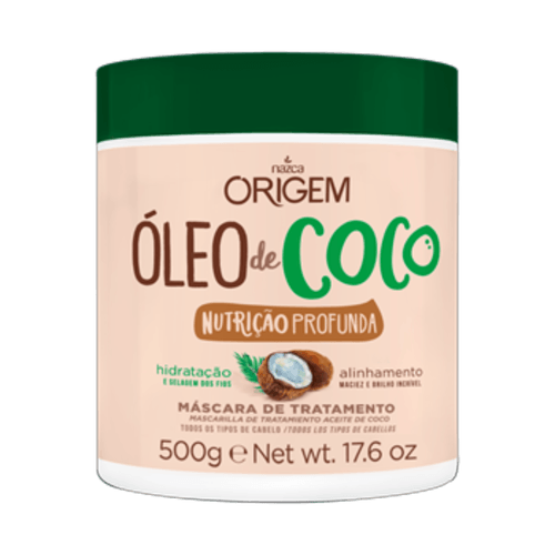 Origem Óleo De Coco Máscara 500g