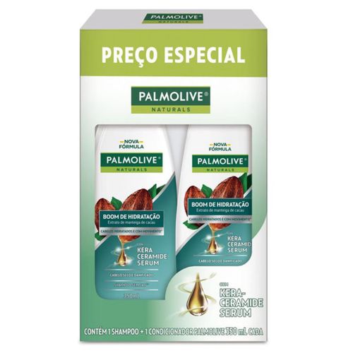 Kit Palmolive Boom de Hidratação 1 Shampoo 350ml + 1 Condicionador 350ml
