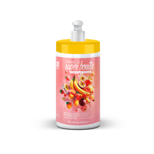 Creme de Pentear Probelle Super Bonita Banana E Pêssego 500Ml
