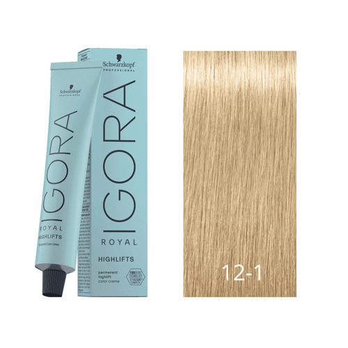 Igora Royal Highlifts 60g - 12.1 Super Clareador Cinza Igora Royal Highlifts 60g - 12.1 Super Clareador Cinza