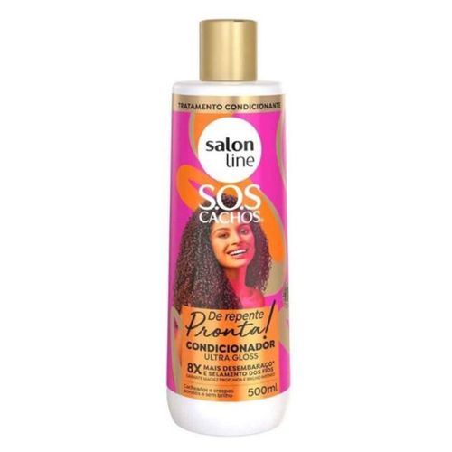 Condicionador Salon Line 500ml Sos Ultra Gloss De Repente Pronta