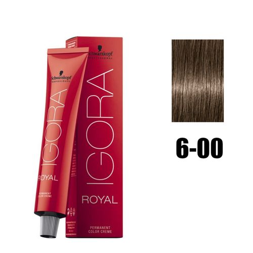 Coloração Igora Royal 6-00 Louro Escuro Natural Intenso 60g