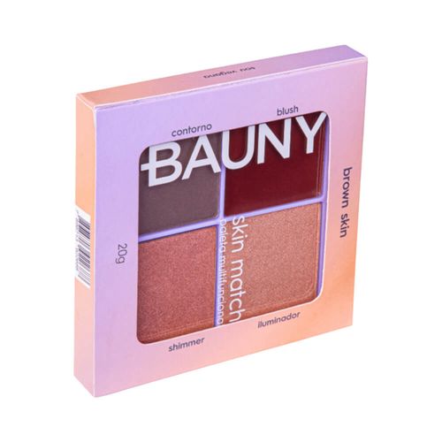 Bauny Skin Match Brown Paleta Multifuncional 20g