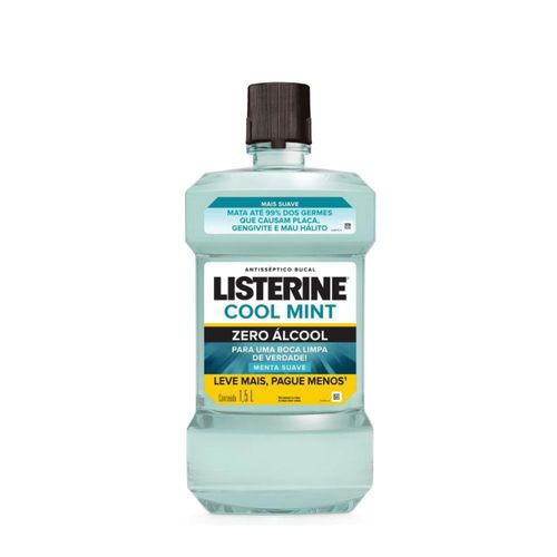 Antisséptico Bucal Listerine Zero 1,5 Litros