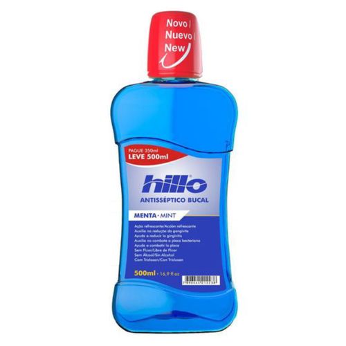 Antisseptico Vegano Hillo Menta Suave 500ml