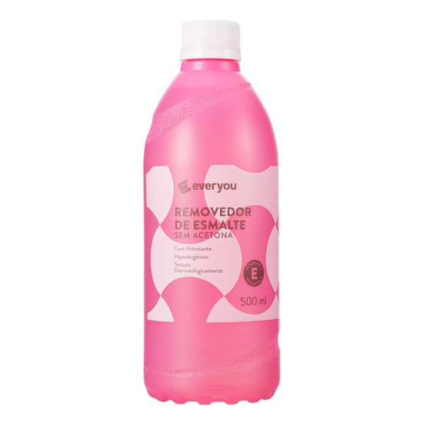 Removedor de Esmalte Ever You Sem Acetona 500ml