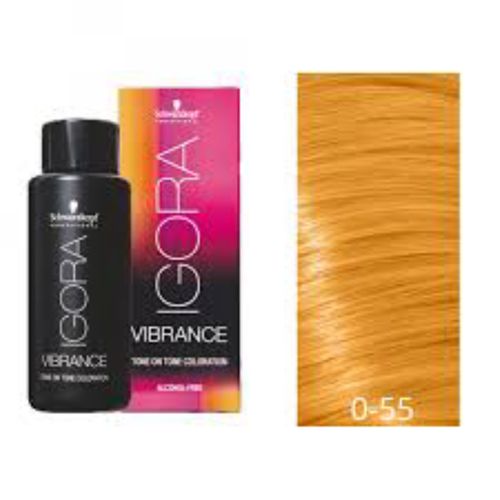 Schwarzkopf Professional Igora Vibrance 0-55 Dourado 60g Schwarzkopf Professional Igora Vibrance 0-55 Dourado 60g