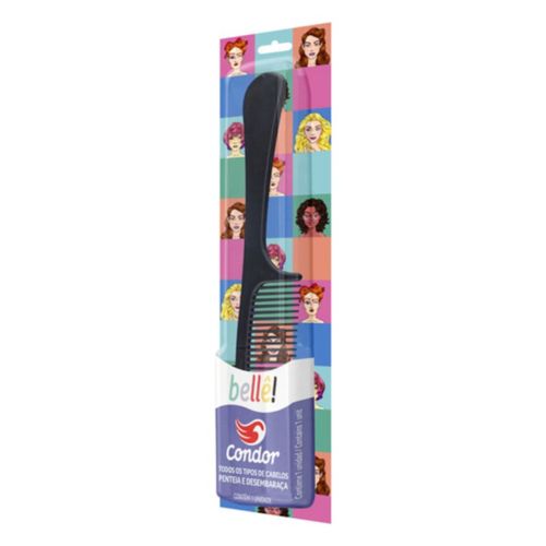 Pente para Cabelo Preto Condor Bellê