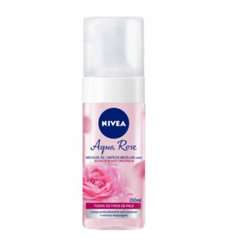 Mousse De Limpeza Facial Nivea 150ml Rose