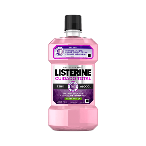 Enxaguante Bucal Listerine 250ml Cuidado Total Zero